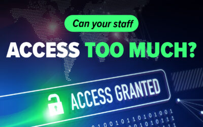 Half of staff have too much access to data